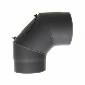 Flue elbow - with cleaning opening (90°)